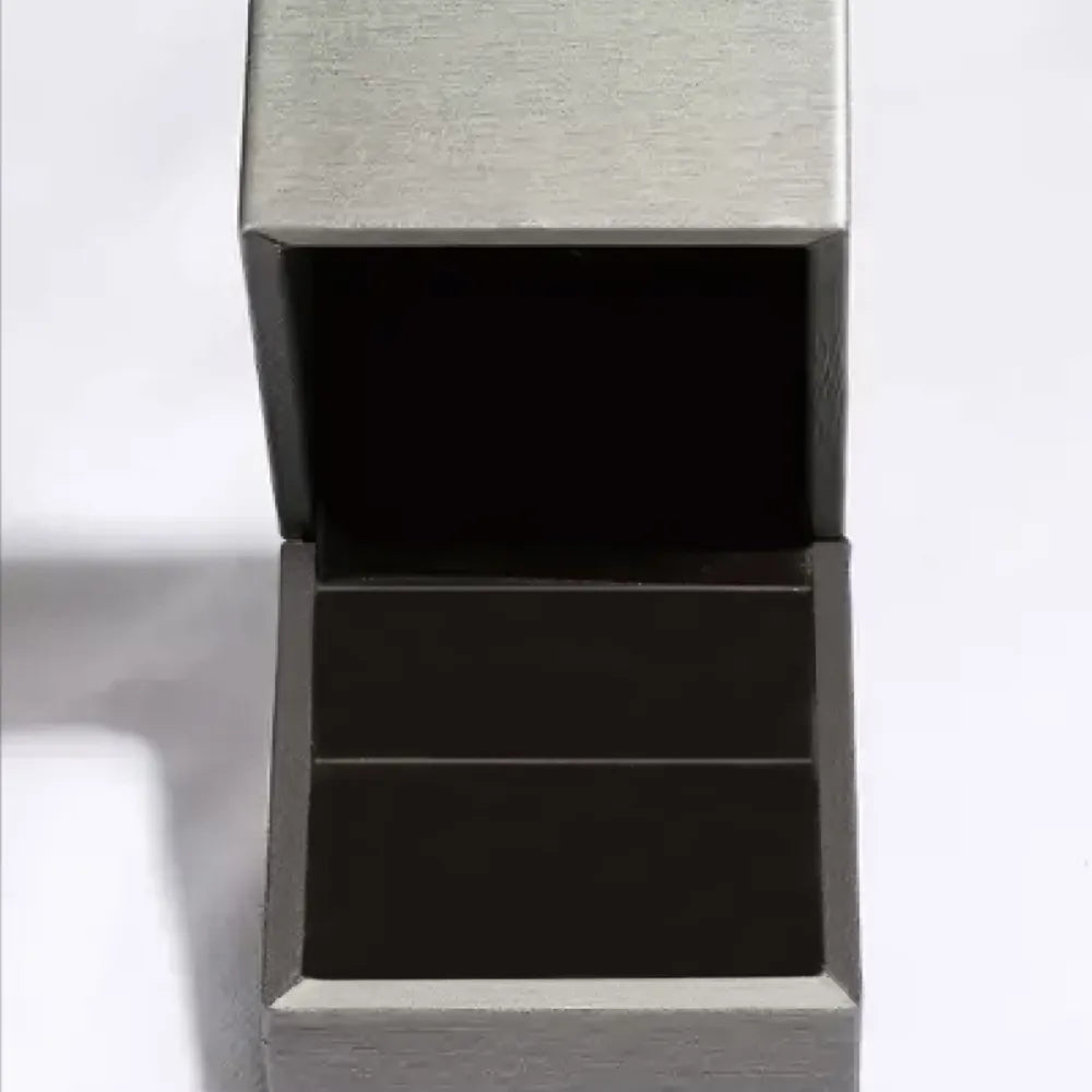 Gray jewelry gift box for ring