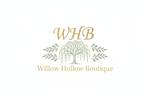 Willow Hollow Boutique Elegant Rustic Logo